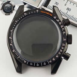 39.7mm Men's Stainless Steel Case Moon Back Cover Case Fits VK63 64 Movement Case Watch Accessories Fit 20mm Strap Function