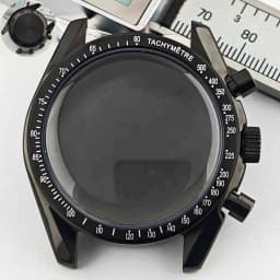 39.7mm Men's Stainless Steel Case Moon Back Cover Case Fits VK63 64 Movement Case Watch Accessories Fit 20mm Strap Function