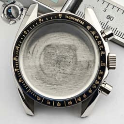 39.7mm Men's Stainless Steel Case Moon Back Cover Case Fits VK63 64 Movement Case Watch Accessories Fit 20mm Strap Function