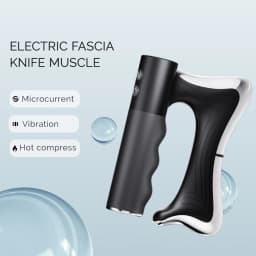 Electric Fascia Scraper Muscle Massager Portable Deep Tissue Vibration Massage Tool Muscle Relaxation Device for Back Neck Shoulder Legs