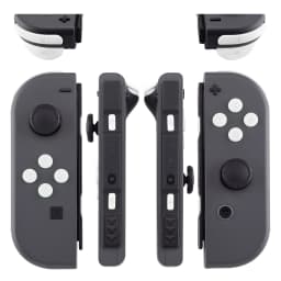 eXtremeRate Full Set Buttons with Tools for NS Switch & OLED JoyCon, Soft Touch ABXY SR SL L R ZR ZL Trigger - White