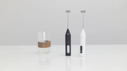 MINI Milk Frother USB Rechargeable 3 Speeds Foam Maker Coffee Whisk Mixer Electric Handle Blender Egg Beater