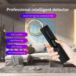 Portable Signal Detector Anti-Peeping Camera Finder Anti-Spy Infrared Scanner Signal Source Anti-Lost Sound and Light Alarm