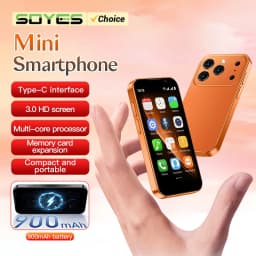 SOYES XS18Pro Mini Smartphone 3.0" Display 2GB RAM 16GB ROM Dual SIM Standby Dual Camera Android 9.0 Apps WiFi i17 Mini Phone