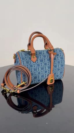 Women's Shoulder Bag 2025 New Cowboy Splicing Pillow Bag, Casual Party Women's Handbag