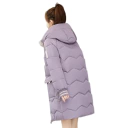 2024 New Women Long Down Cotton Jacket Korean Loose Cotton Coat Winter Thicken Warm Women Parkas Winter Female Hooded Coat