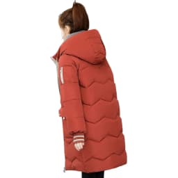 2024 New Women Long Down Cotton Jacket Korean Loose Cotton Coat Winter Thicken Warm Women Parkas Winter Female Hooded Coat