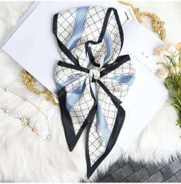 Long Neckerchief Skinny Hair Ribbons Scarf Women Fashion Headbands Neck Scarfs Printed Hairband Cute Bag Scarves Female 13x150cm