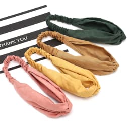 Vintage Suede Soft Cross Knot Elastic Headband for Women Girls Summer Soild Color Turban Bandanas Hair Bands Hair Accessories