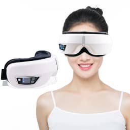 Smart Foldable Eye Massager Rechargeable Bluetooth Eye Care Mask Vibration Massage Relieve Eye Fatigue Portable Relax Device