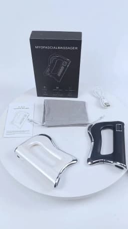 Electric Fascia Knife Massager High Frequency Vibration Muscle Scraper 9 Gears Portable Full Body Deep Tissue Muscle Relaxation Device for Gym Office Home