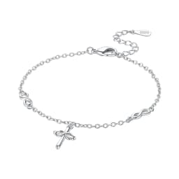 New 925 Sterling Silver Exquisite Golden Starry Bracelet Chain Link Women Bracelet Birthday Festival Jewelry Gifts
