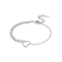 New 925 Sterling Silver Exquisite Golden Starry Bracelet Chain Link Women Bracelet Birthday Festival Jewelry Gifts
