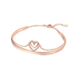 New 925 Sterling Silver Exquisite Golden Starry Bracelet Chain Link Women Bracelet Birthday Festival Jewelry Gifts