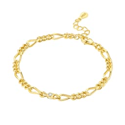 New 925 Sterling Silver Exquisite Golden Starry Bracelet Chain Link Women Bracelet Birthday Festival Jewelry Gifts