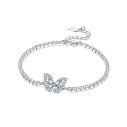 New 925 Sterling Silver Exquisite Golden Starry Bracelet Chain Link Women Bracelet Birthday Festival Jewelry Gifts