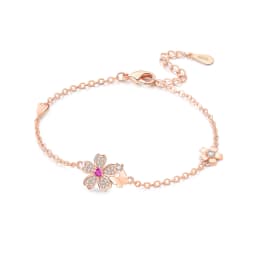 New 925 Sterling Silver Exquisite Golden Starry Bracelet Chain Link Women Bracelet Birthday Festival Jewelry Gifts