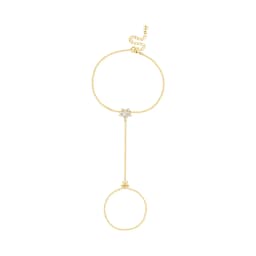 New 925 Sterling Silver Exquisite Golden Starry Bracelet Chain Link Women Bracelet Birthday Festival Jewelry Gifts