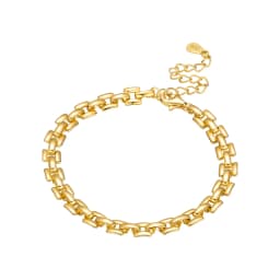 New 925 Sterling Silver Exquisite Golden Starry Bracelet Chain Link Women Bracelet Birthday Festival Jewelry Gifts