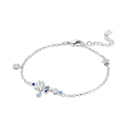 New 925 Sterling Silver Exquisite Golden Starry Bracelet Chain Link Women Bracelet Birthday Festival Jewelry Gifts
