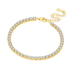 New 925 Sterling Silver Exquisite Golden Starry Bracelet Chain Link Women Bracelet Birthday Festival Jewelry Gifts