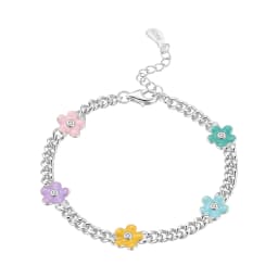 New 925 Sterling Silver Exquisite Golden Starry Bracelet Chain Link Women Bracelet Birthday Festival Jewelry Gifts