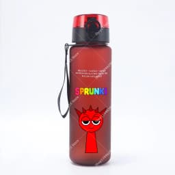 650ML Sprunkis Water Bottle Hot Game Anime Cartoon Drinking Bottles Portable Outdoor Large Capacity Sport Fitness Water Cup Gift