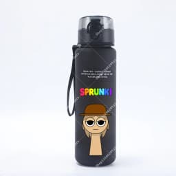 650ML Sprunkis Water Bottle Hot Game Anime Cartoon Drinking Bottles Portable Outdoor Large Capacity Sport Fitness Water Cup Gift