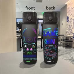 3D Printed Stereoscopic Personalized Game Pattern Water Bottle Large Capacity Portable Water Bottle UV Printed Water Bottle
