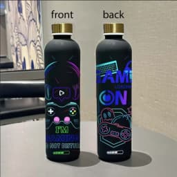 3D Printed Stereoscopic Personalized Game Pattern Water Bottle Large Capacity Portable Water Bottle UV Printed Water Bottle