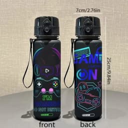 3D Printed Stereoscopic Personalized Game Pattern Water Bottle Large Capacity Portable Water Bottle UV Printed Water Bottle