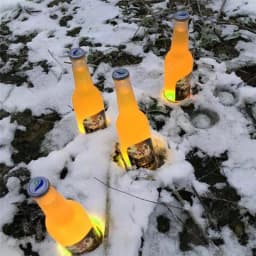 1-200PCS LED Bottles Coaster Lamps Luminous Cup Stickers Lights for Bar KTV Wedding Party Cocktail Drink Cups Vase Decoration