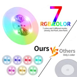 1-200PCS LED Bottles Coaster Lamps Luminous Cup Stickers Lights for Bar KTV Wedding Party Cocktail Drink Cups Vase Decoration