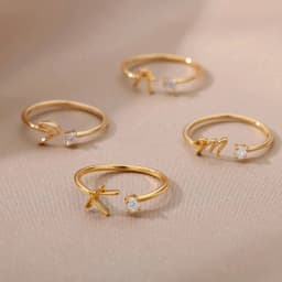 A-Z Alphabet Anillos Mujer Initial Jewelry Stainless Steel Rings For Women Anel Masculino Envio Gratis Todo Couple Rings New In