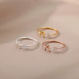 A-Z Alphabet Anillos Mujer Initial Jewelry Stainless Steel Rings For Women Anel Masculino Envio Gratis Todo Couple Rings New In