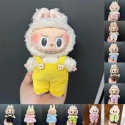 Labubu V1 V2 Multi-style DIY Clothes Accessories for 15-17cm Dolls Fashionable Gift Items for Doll Enthusiasts