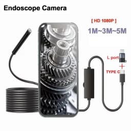 Type-C Endoscope Camera 1080P 2MP 1/3/5/10M Inspection Camera Car Pipeline Borescope For Android IOS iphone(15,16)