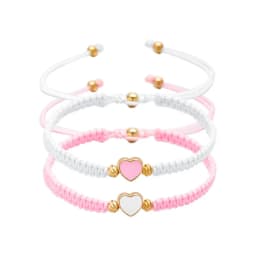 Set of 2 Colorful Heart Beaded Matching Bracelets for Couples Friendships Trendy Couple Bracelets Anniversary Valentines Gifts