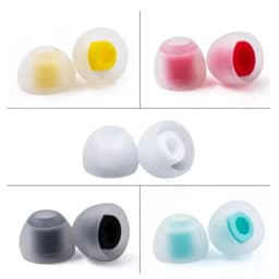 KBEAR 07 Silicone--Upgrade Headphone Eartips 1pair(2pcs) 5pairs(10pcs) Noise Isolating With S M M- L Size For KBEAR TRI Earphone