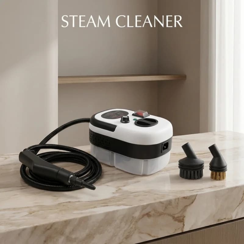 Powerful 2500W Handheld High Temp Steam Cleaner Pressurized Steam Cleaning Machine Chemical Free Sterilizer for Range Hood AC Ca