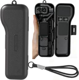 Hard Case for DJI Osmo Pocket 4P,Gimbal Screen Protective Cover with Built-in Filter Storage Pocket 4 Pro Accessories