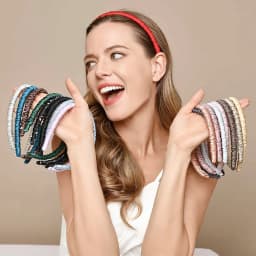 100% Natural Mulberry Silk Headband Luxury Silk Elastics Hair Hoop Headwear Hairbands Headband for Women Hair Accessories