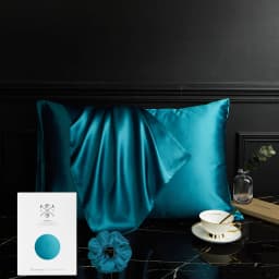 DISANGNI 100% Pure Mulberry Silk Pillowcase for Hair and Skin, Natural Silk Front with Soft Breathable Back, Luxury Pillow Cover