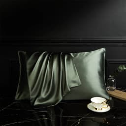 DISANGNI 100% Pure Mulberry Silk Pillowcase for Hair and Skin, Natural Silk Front with Soft Breathable Back, Luxury Pillow Cover