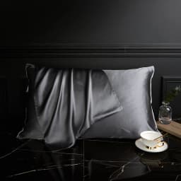 DISANGNI 100% Pure Mulberry Silk Pillowcase for Hair and Skin, Natural Silk Front with Soft Breathable Back, Luxury Pillow Cover