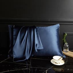 DISANGNI 100% Pure Mulberry Silk Pillowcase for Hair and Skin, Natural Silk Front with Soft Breathable Back, Luxury Pillow Cover