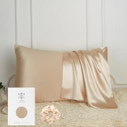 DISANGNI 100% Pure Mulberry Silk Pillowcase for Hair and Skin, Natural Silk Front with Soft Breathable Back, Luxury Pillow Cover