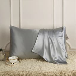 DISANGNI 100% Pure Mulberry Silk Pillowcase for Hair and Skin, Natural Silk Front with Soft Breathable Back, Luxury Pillow Cover