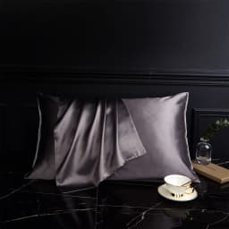 DISANGNI 100% Pure Mulberry Silk Pillowcase for Hair and Skin, Natural Silk Front with Soft Breathable Back, Luxury Pillow Cover