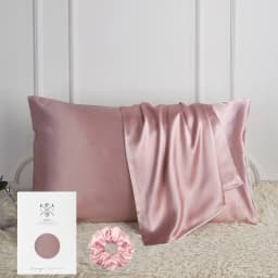 DISANGNI 100% Pure Mulberry Silk Pillowcase for Hair and Skin, Natural Silk Front with Soft Breathable Back, Luxury Pillow Cover